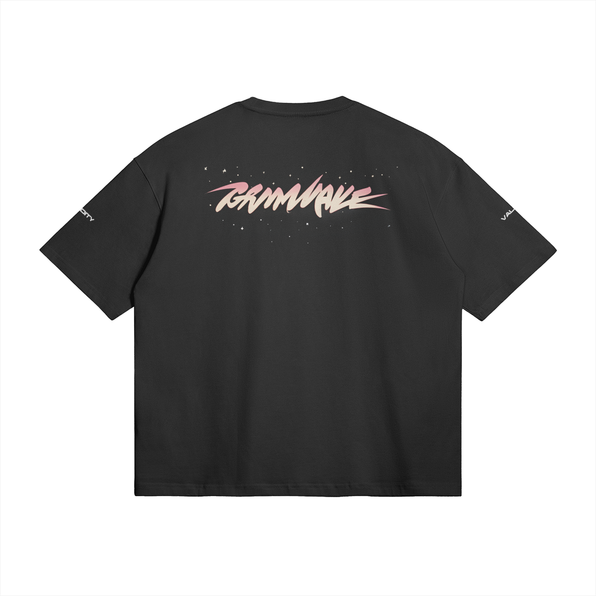 Validity Tee Grimwave Space Pin-Up Intergalactic Gun Star 280GSM Unisex Boxy T-shirt