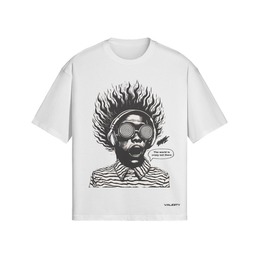 Validity Tee Mind Control" 280GSM Unisex Boxy T-shirt